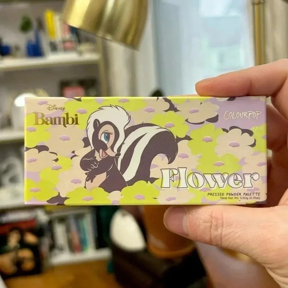NWT Disney Colour Pop Bambi Flower Pressed Powder Eyeshadow Palette - Picture 2 of 8